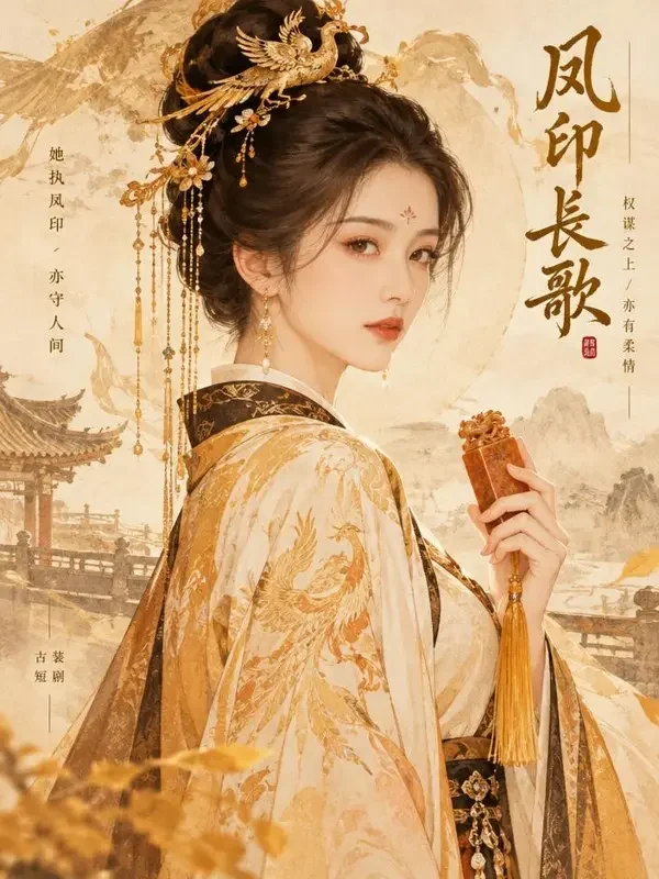 《金线女医》短剧封面，古装题材
